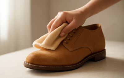 Comment enlever la poussière sur des chaussures après une journée dehors ?