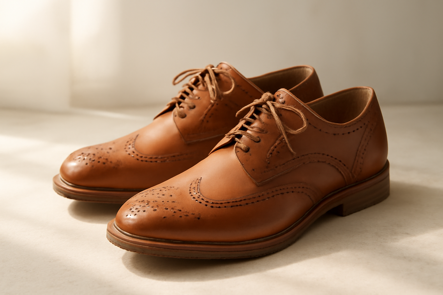 annie-chausseur-loake-strand-explication chaussures en cuir avec perforations décoratives