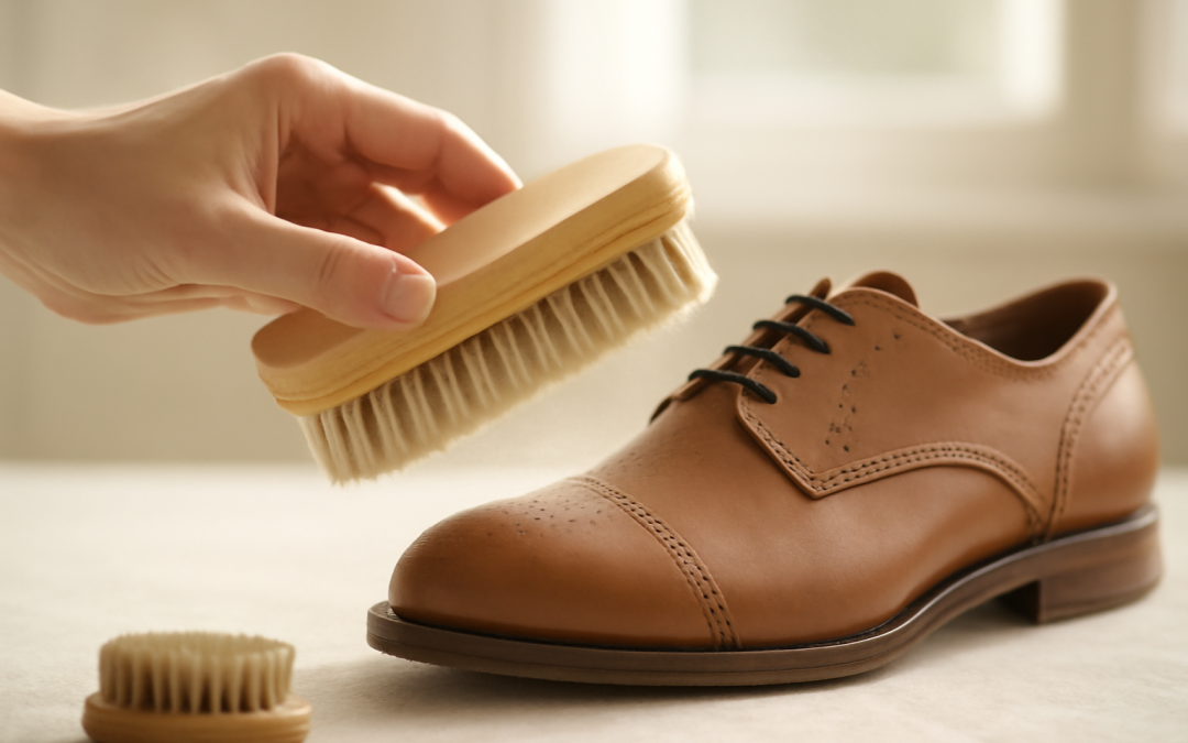 Comment nettoyer des chaussures après un terrain urbain sec ?