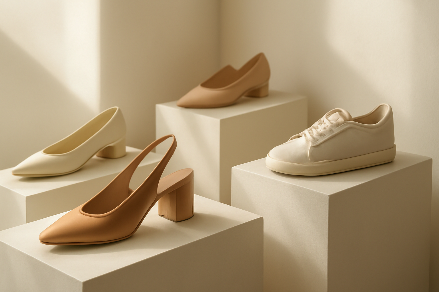 annie-chausseur-nouvelles-marques-chaussures-design-france chaussures design exposées sur présentoir