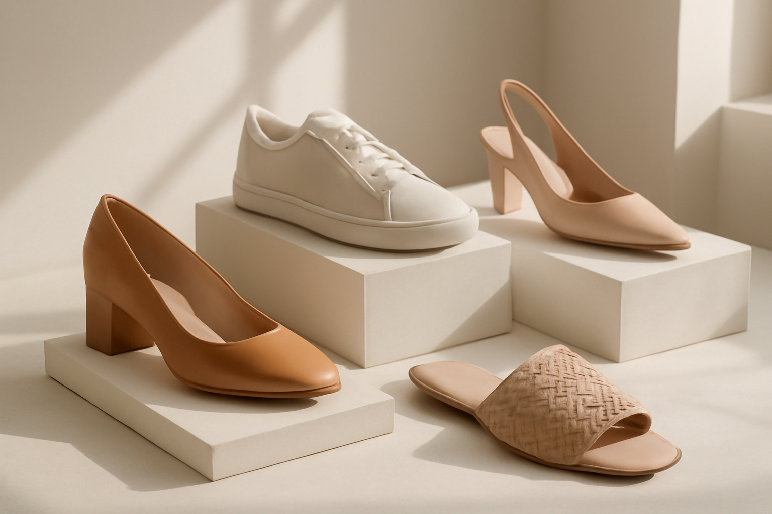 annie-chausseur-nouvelles-marques-chaussures-design-urbain-europe chaussures design exposées sur présentoir