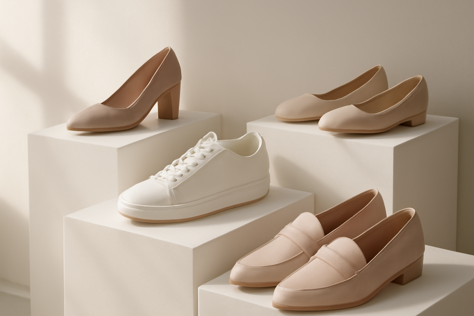 annie-chausseur-nouvelles-marques-chaussures-mode-alternative-europe chaussures design exposées sur présentoir