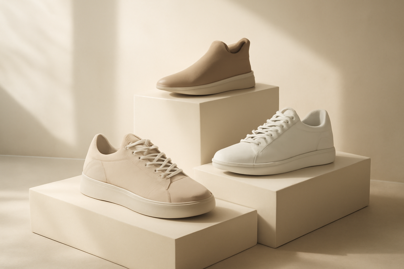 annie-chausseur-nouvelles-marques-chaussures-mode-urbaine-france chaussures modernes exposées sur présentoir