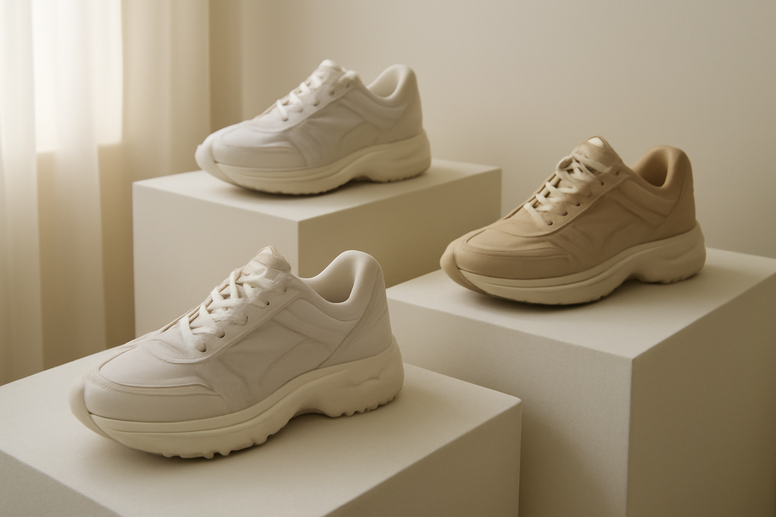 annie-chausseur-nouvelles-sneakers-createurs-europe-sud sneakers design exposées sur présentoir