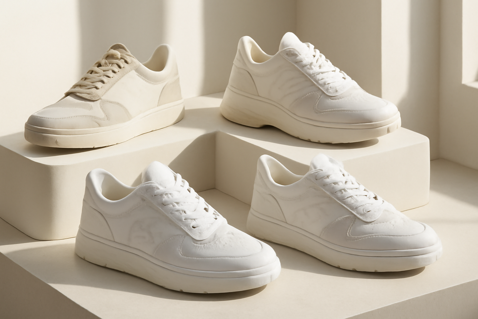 annie-chausseur-nouvelles-sneakers-createurs-mode-europe sneakers design exposées sur présentoir