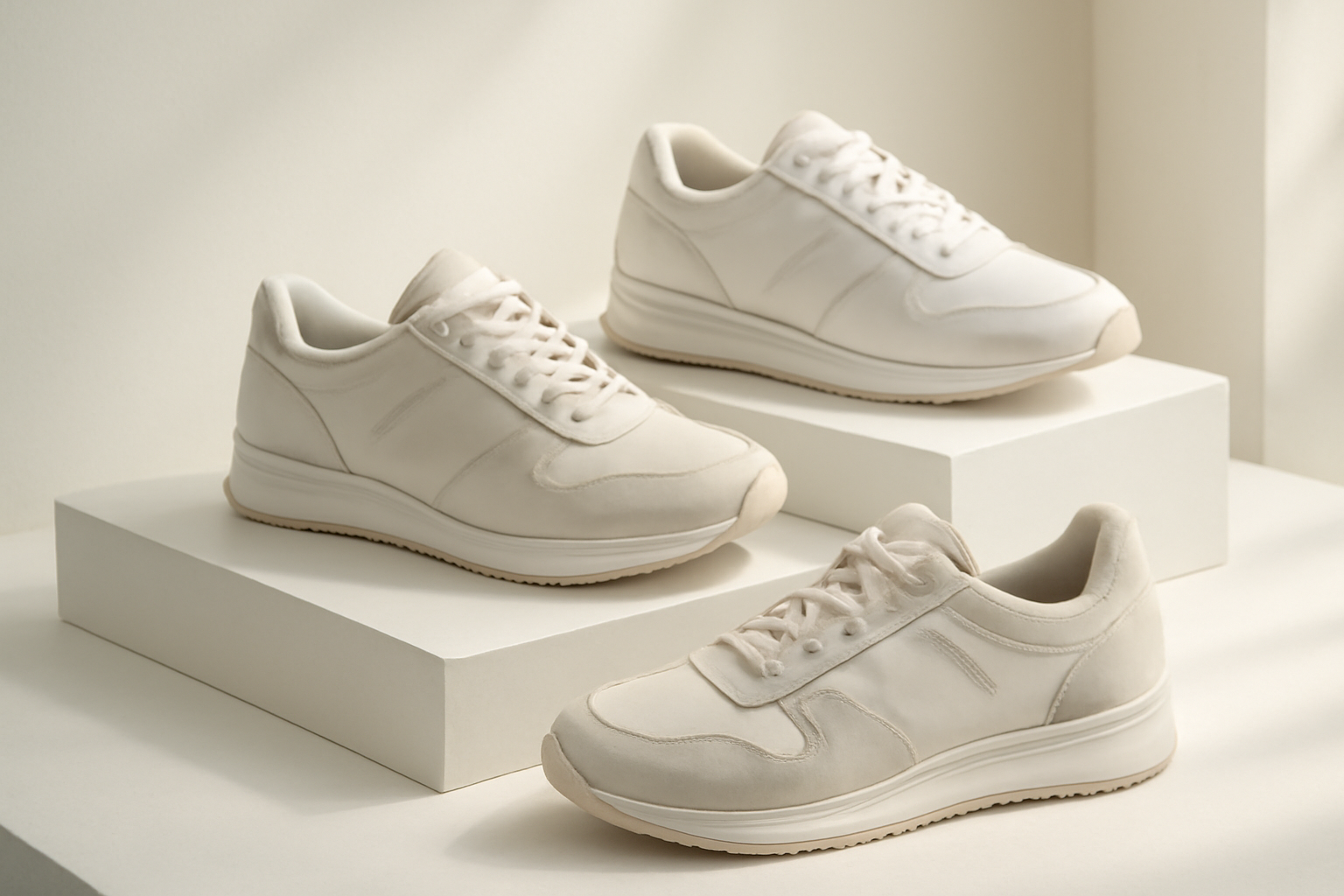 annie-chausseur-nouvelles-sneakers-createurs-mode-independante sneakers design exposées sur présentoir