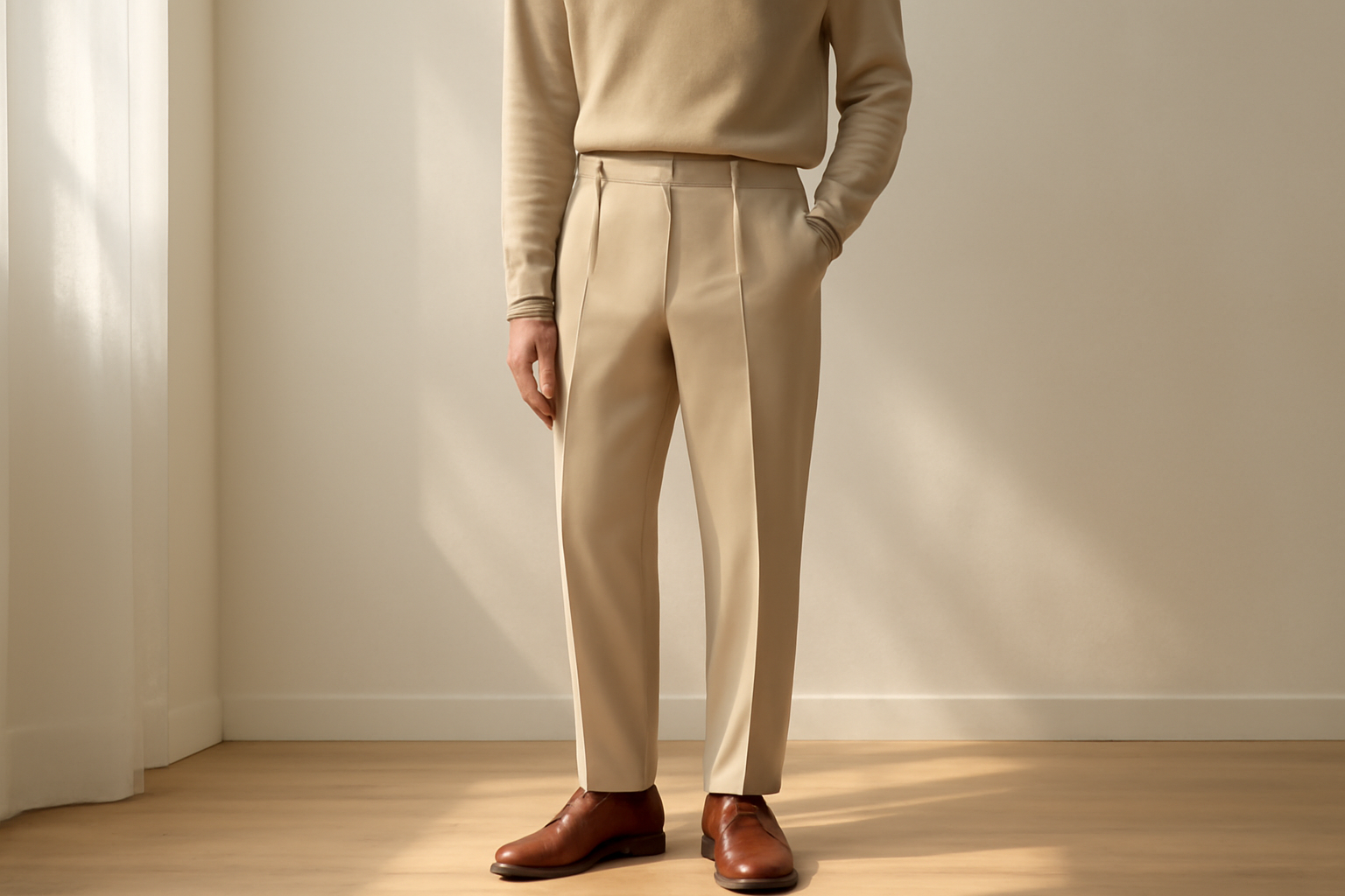 annie-chausseur-porter-chaussures-cuir-look-urbain-minimal tenue minimaliste avec chaussures en cuir