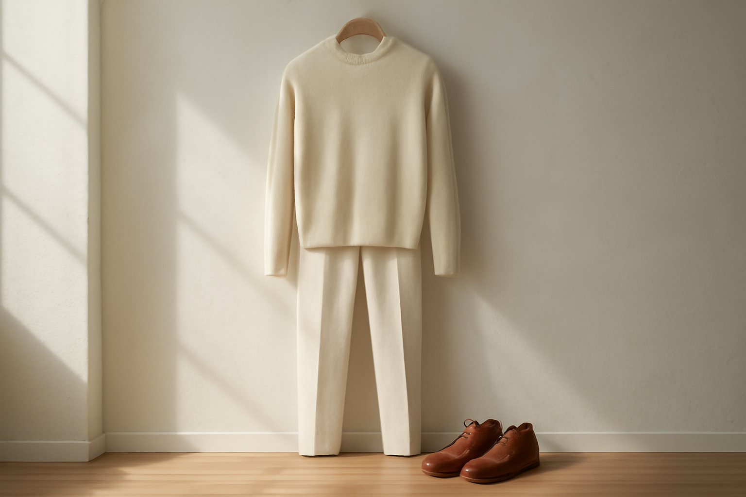 annie-chausseur-porter-chaussures-cuir-style-casual-minimal tenue minimaliste avec chaussures en cuir