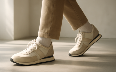 Comment porter des chaussures rétro dans un look casual simple ?