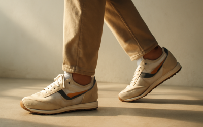 Comment porter des chaussures rétro dans un style urbain simple ?