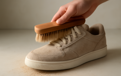 Comment enlever des traces de sable sur des chaussures en ville ?