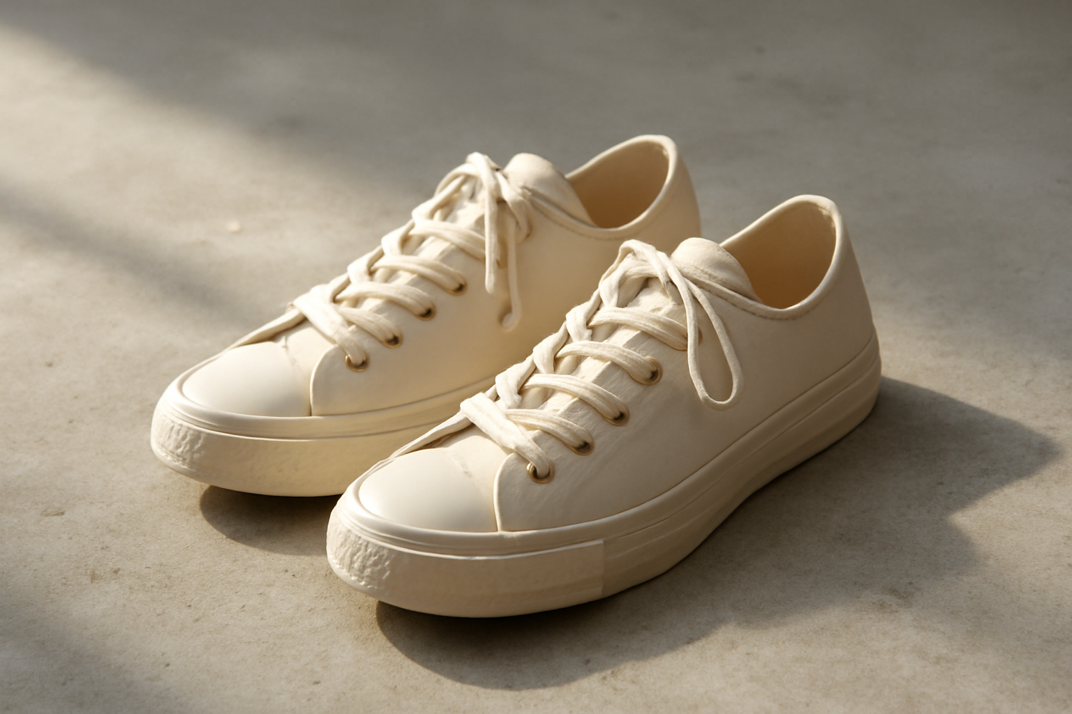 annie-chausseur-moonstar-alweather-canvas-explication sneakers en toile renforcée posées sur sol béton