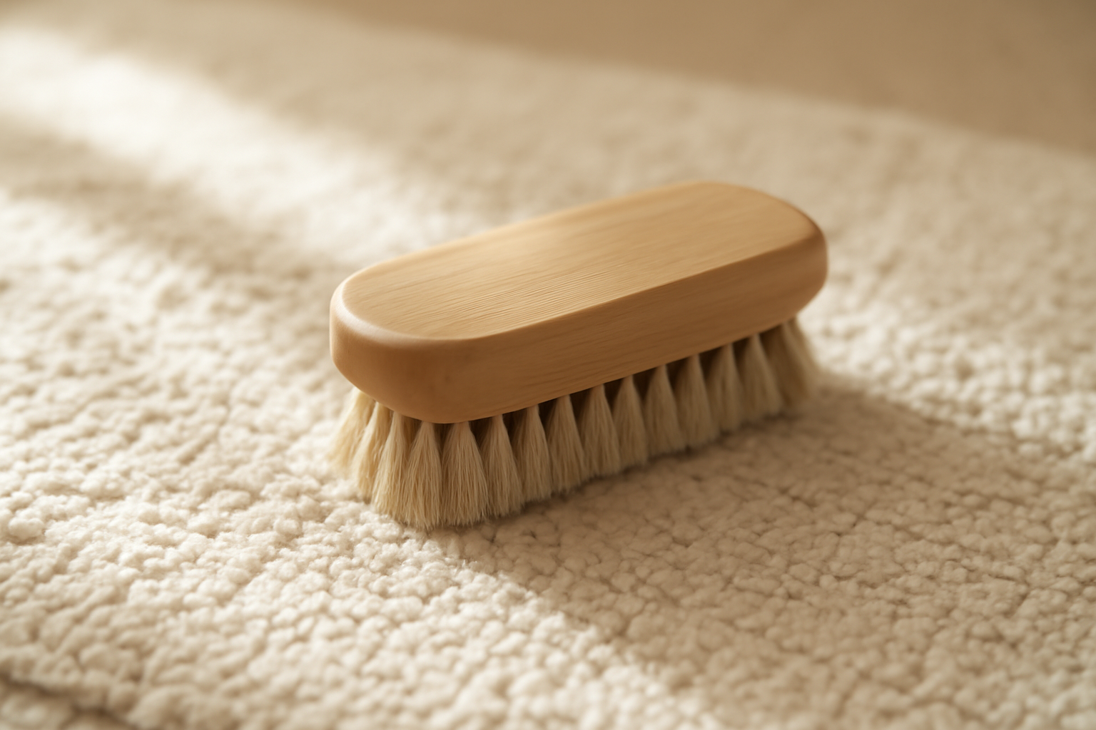 annie-chausseur-nettoyer-chaussures-apres-poussiere-rue-pietonne brosse nettoyant chaussure sur tapis