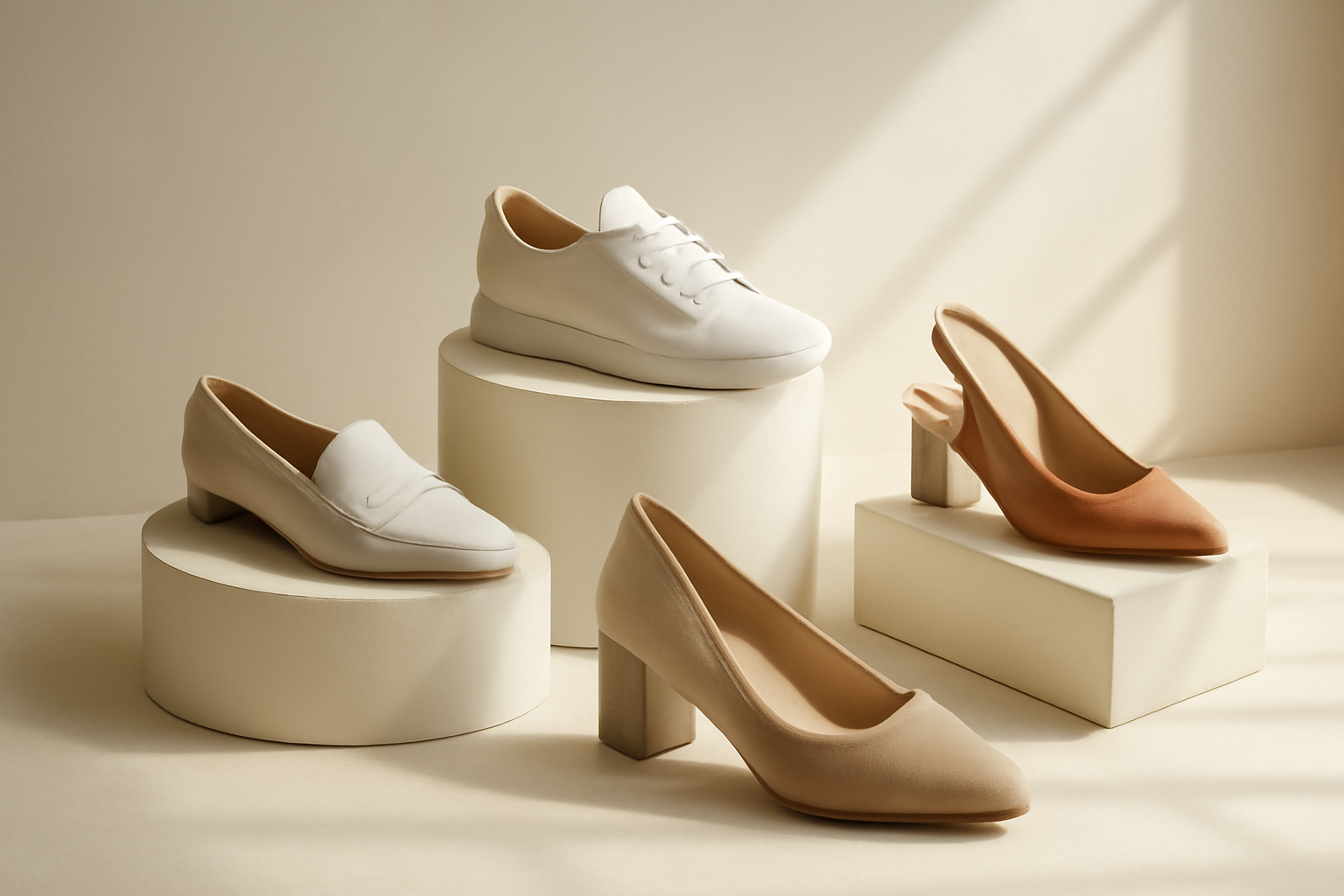 annie-chausseur-nouvelles-marques-chaussures-design-europe-creative chaussures design exposées sur présentoir