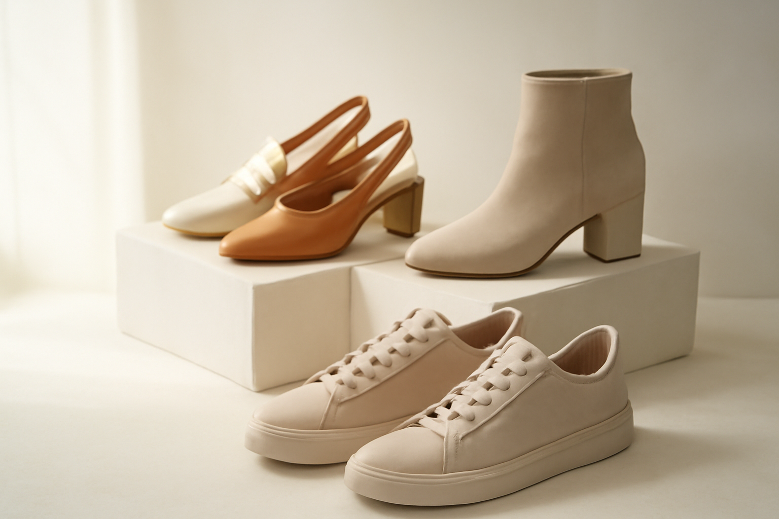 annie-chausseur-nouvelles-marques-chaussures-mode-creative-italie chaussures design exposées sur présentoir