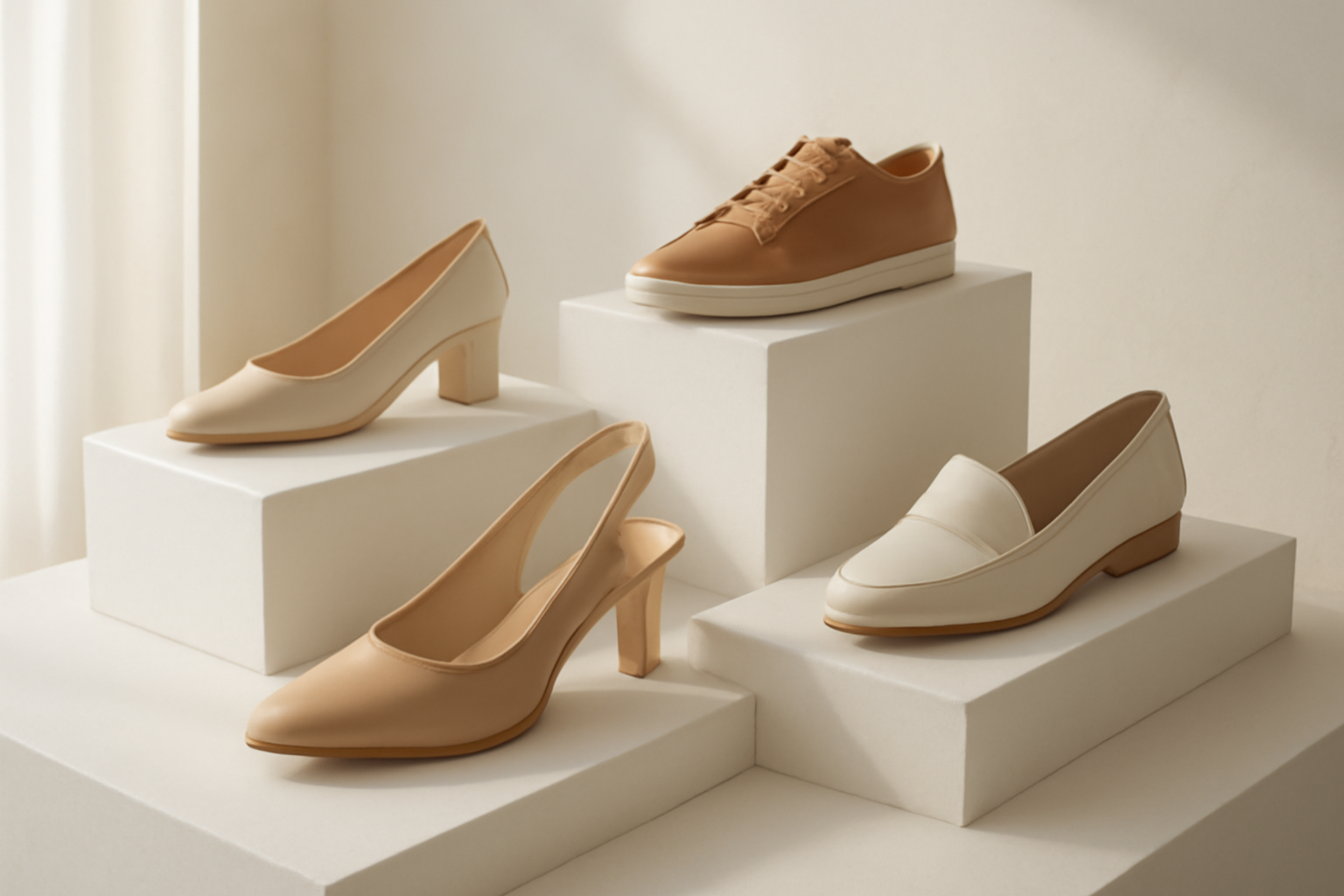 annie-chausseur-nouvelles-marques-chaussures-mode-urbaine-europe chaussures design exposées sur présentoir