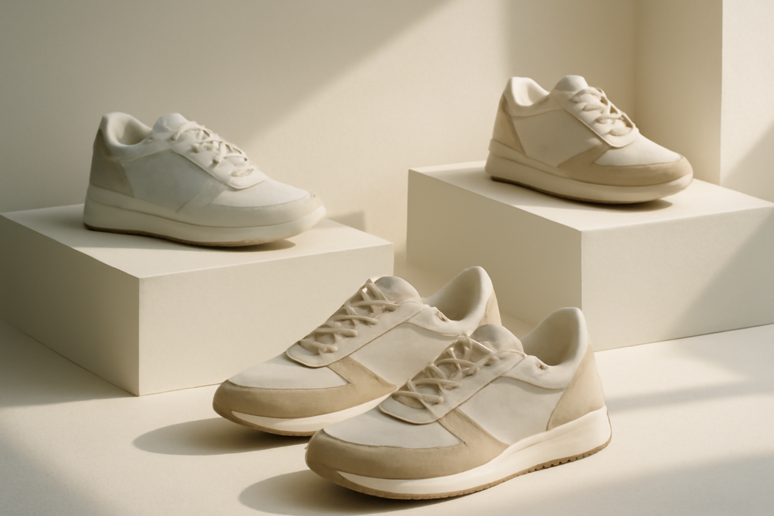 annie-chausseur-nouvelles-sneakers-createurs-avant-garde sneakers design exposées sur présentoir