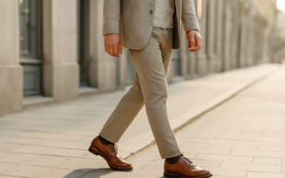 Comment porter des chaussures en cuir dans un look urbain simple ?