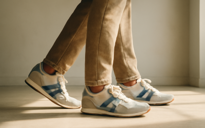 Comment porter des chaussures rétro dans un style minimal casual ?